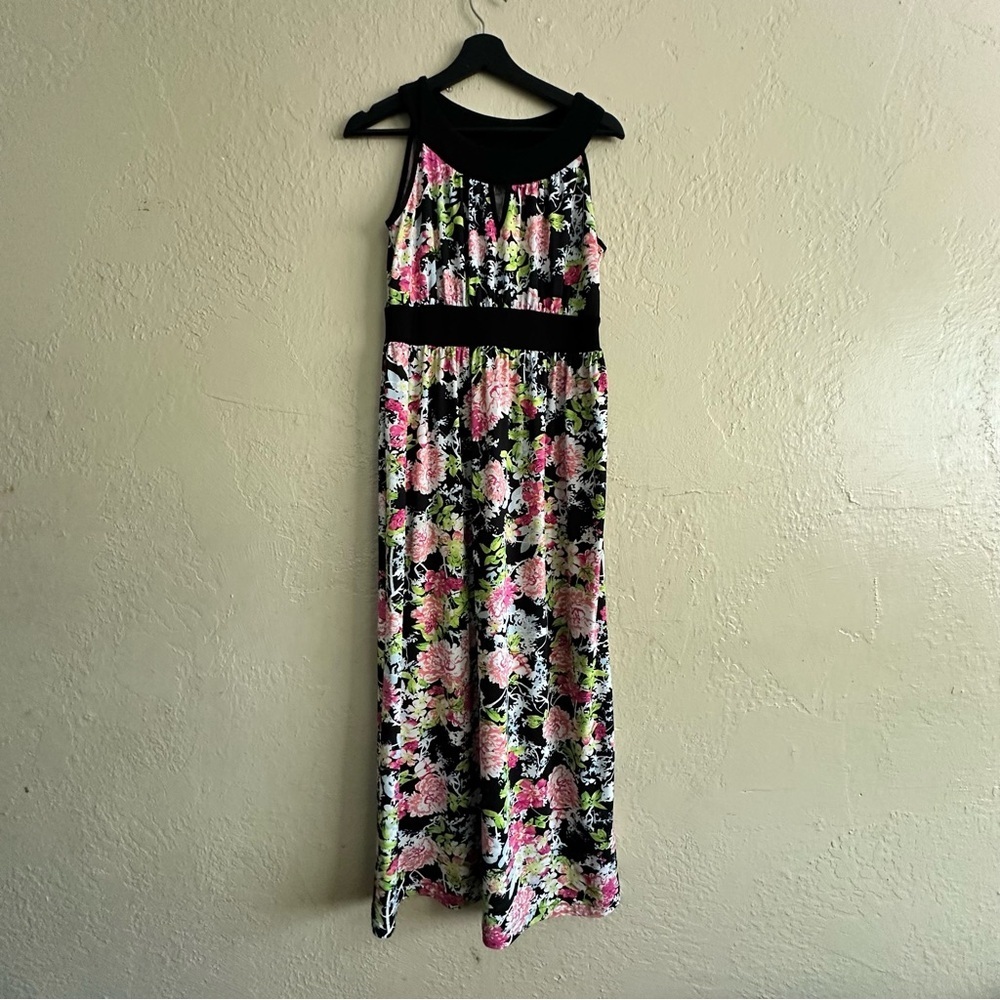 Emma & Michele Black Swimwear with Floral Lining